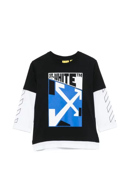 Koszulka dziecięca Off-white biała