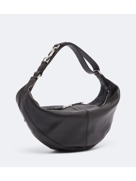 Top Lemaire din piele maro