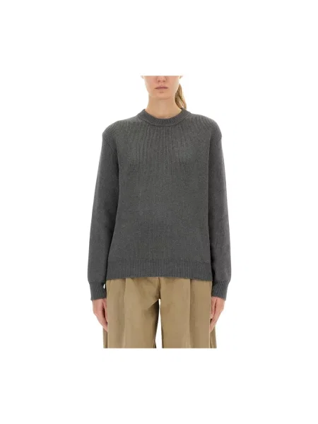 Sweter Golden Goose z logo szary