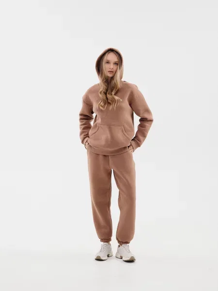 Спортивний костюм Kindamor бавовна/поліестер коричневий