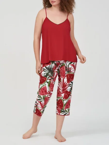 Пижама Cyberjammies из модала красная