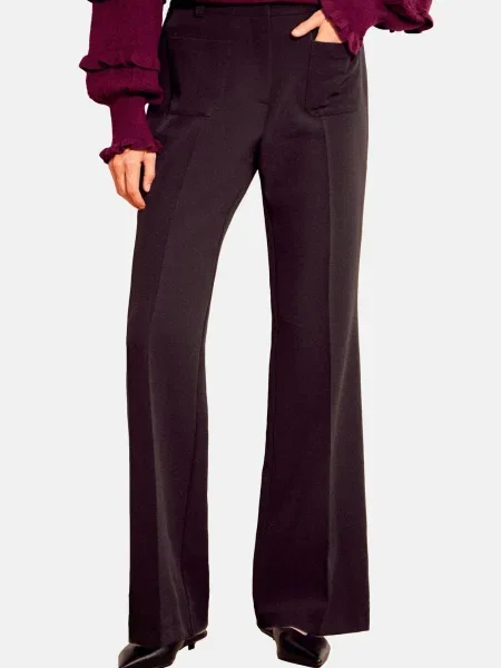 Love & roses Pantaloni cutați negru