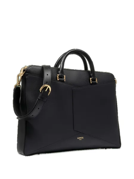 Geanta de piele Lancel din piele negru