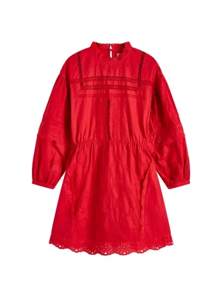 Sukienka midi Damson Madder czerwona