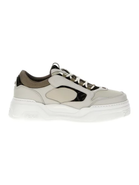 Sneakersy Fendi skórzane