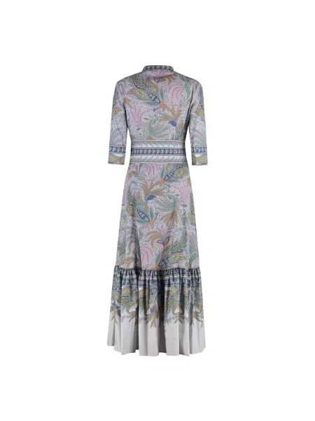 Sukienka maxi Etro z wzorem paisley