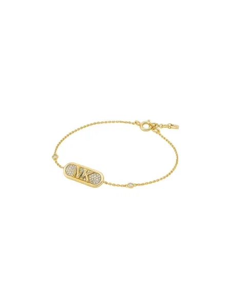 Michael Kors bransoletka ze srebra pokrytego złotem żółta