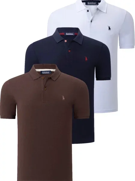 Tricou polo Dewberry gri