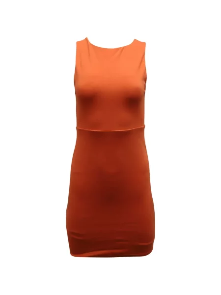 Rochie fără mâneci Alice + Olivia fără mâneci de costum portocaliu