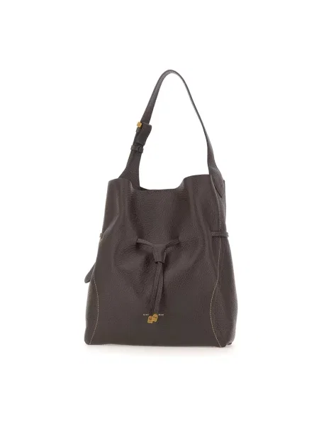 Shopperka Gianni Chiarini skórzana brązowa