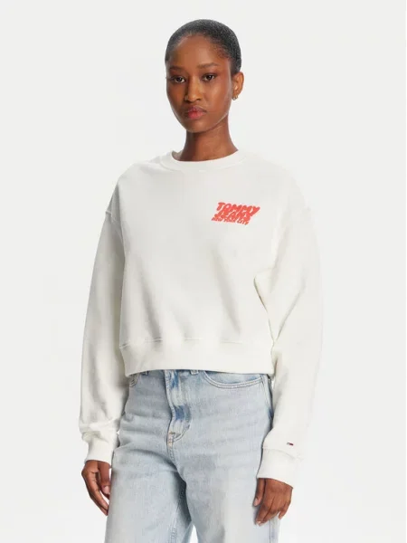 Μπλούζα Tommy Jeans λευκό