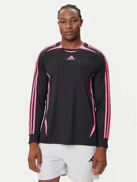 Μακρυμάνικη μπλούζα Adidas μαύρο