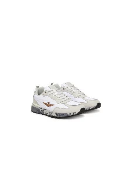 Sneakersy Aeronautica Militare bílé