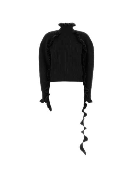 Pulover Blumarine cu volane negru