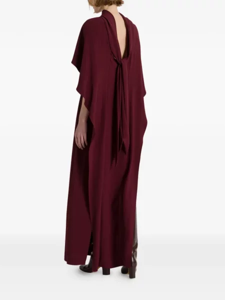 Rochie maxi Alberta Ferretti roșu