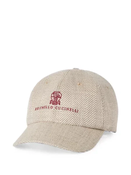 Șapcă Brunello Cucinelli cu broderie de lână