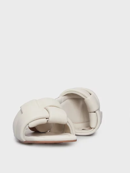 Шкіряні шльопанці Prpy бежеві