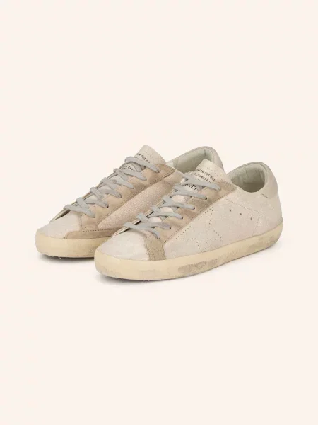 Golden Goose Sneakersy Super-Star stříbrná zlaté