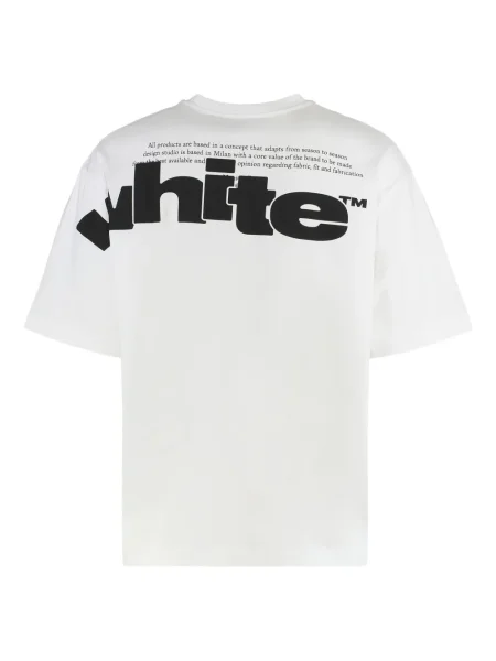 Tricou Off-white cu imagine alb
