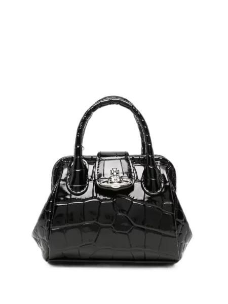 Geantă Vivienne Westwood din piele negru