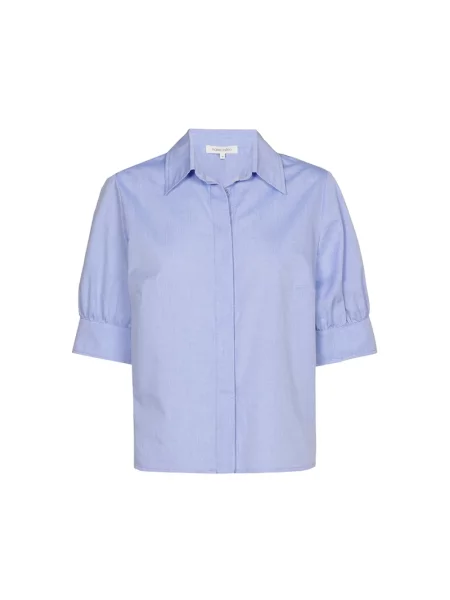 Koszula Marie Méro z krótkim rękawem niebieska