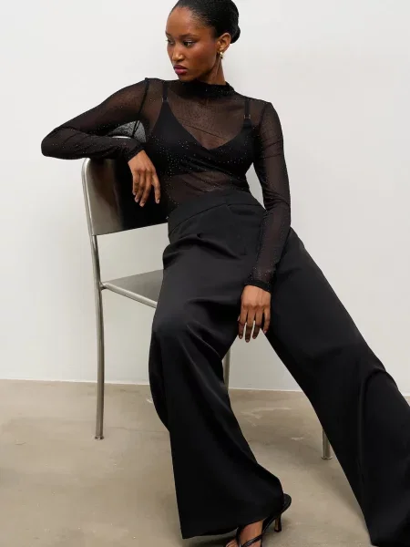 Боди Answear.lab черное