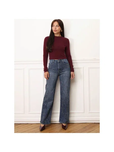 Tricou mânecă lungă La Modeuse bordo