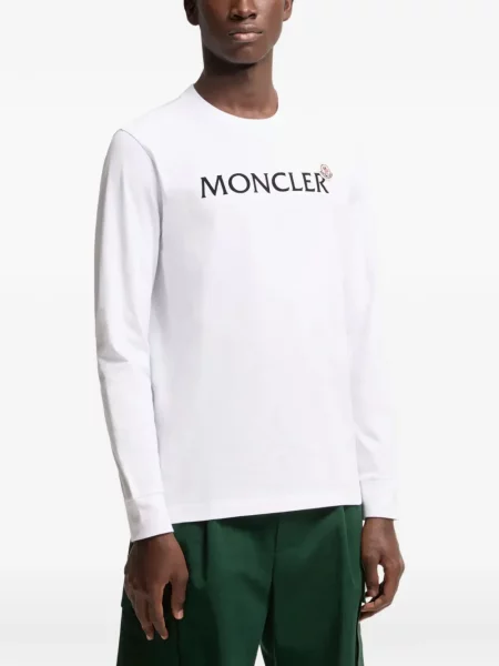Hanorac Moncler cu imagine alb