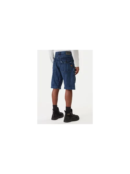 G-Star Raw Jeans kratke hlače Bend 3D Cargo Mornarsko Relaxed Fit modra