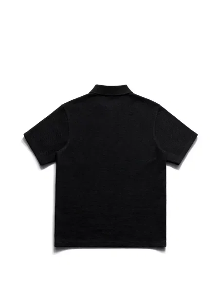 Polo Edwin cu broderie negru