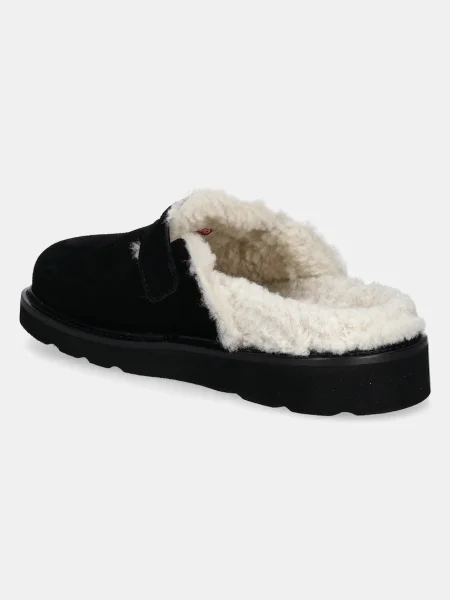 Kenzo papuci din piele Matto Clogs negru