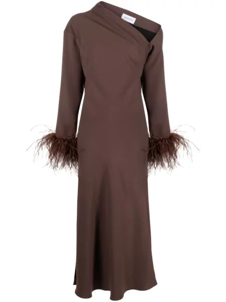 Rochie midi 16arlington cu pene