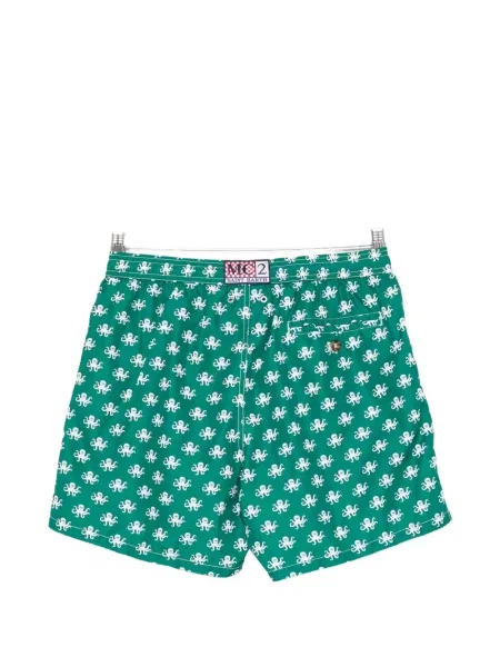 Slip de baie Mc2 Saint Barth cu imagine verde