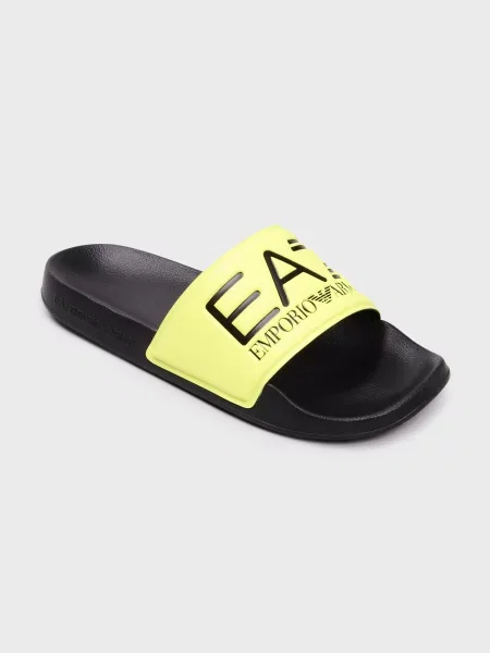 Шлепанцы Ea7 Emporio Armani желтые