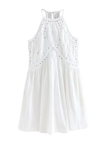 Next Rochie de vară argintiu alb
