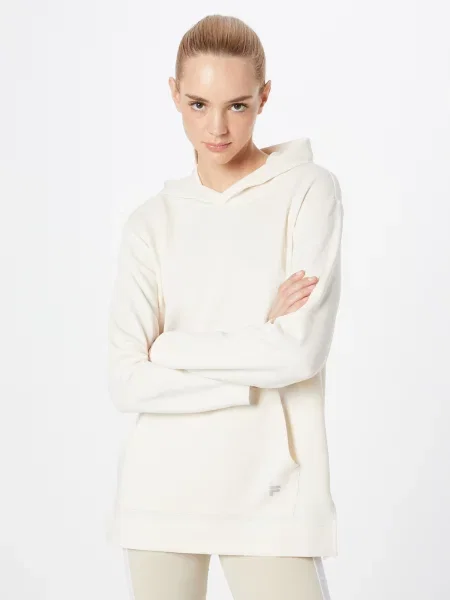 FILA Hanorac sport crem / gri argintiu