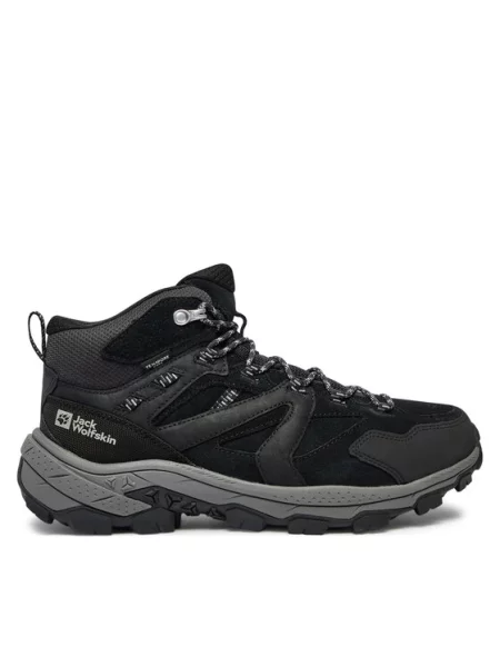 Jack Wolfskin Trekking čevlji Vojo Tour Lt Mid M siva