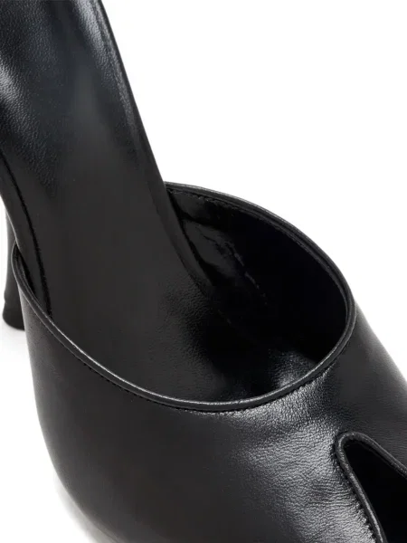 Papuci tip mules Jude din piele negru