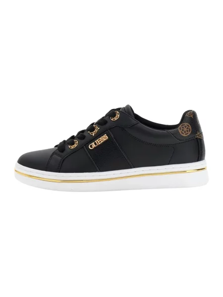 Sneakersy Guess skórzane czarne