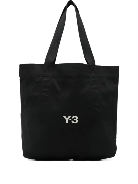 Geantă Y-3 din canvas negru