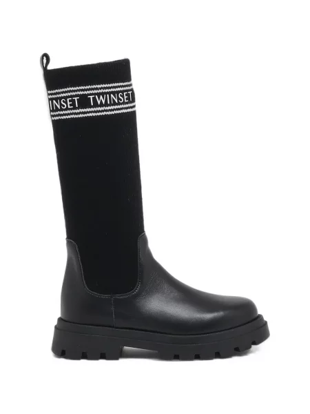 Dětské kotníkové boty Twinset černé