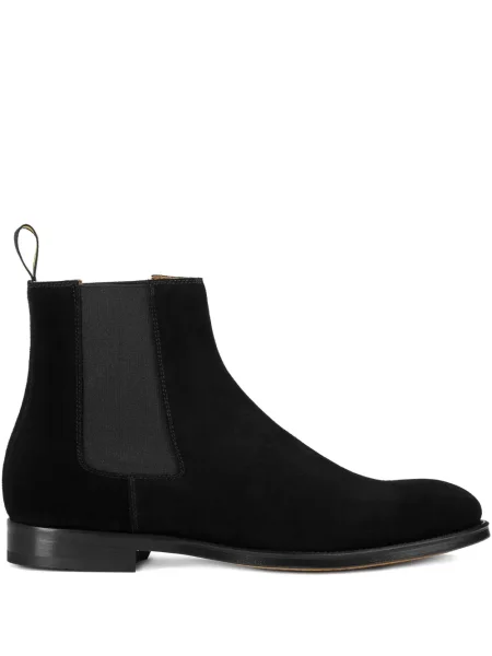 Botine Doucal's din piele de căprioară negru