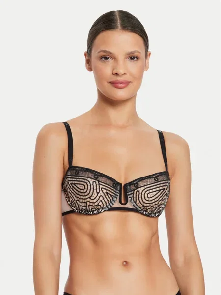 Chantelle Sutien Balconette Vibrate negru