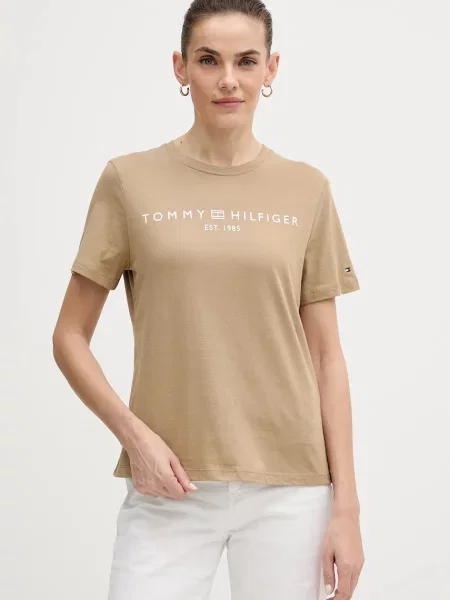 Tommy Hilfiger tričko béžové