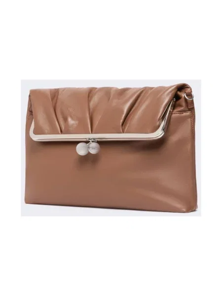 Torba podróżna Weekend Max Mara skórzana brązowa