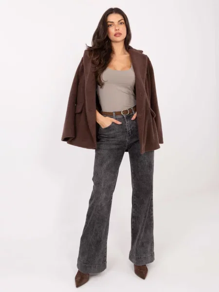 Top Sublevel fără bretele alb