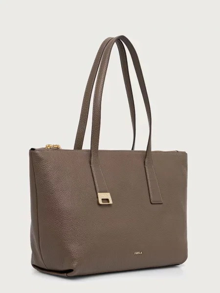 Кожаная сумка шоппер Furla