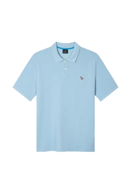 Polo Ps Paul Smith cu model zebră albastru