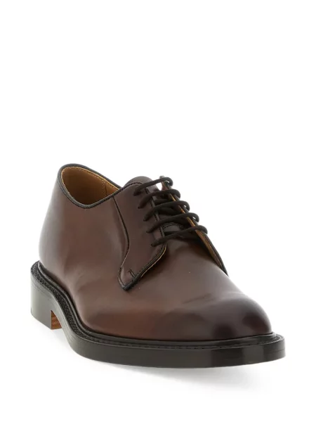 Pantofi derby Tricker's din piele maro