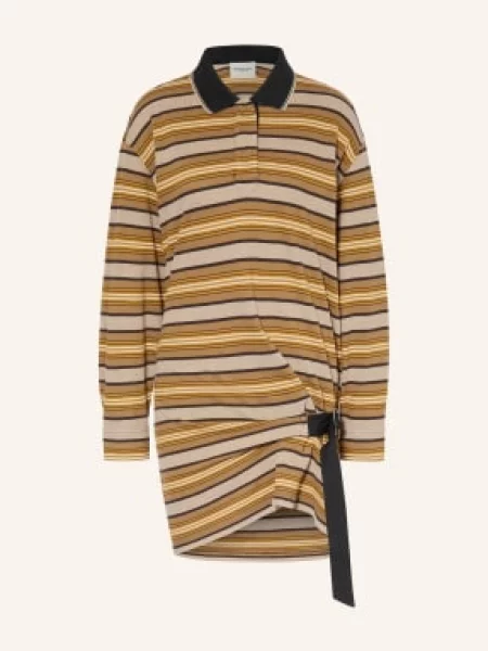 Marant Étoile Dzianinowa Sukienka Polo Isea beige beżowa